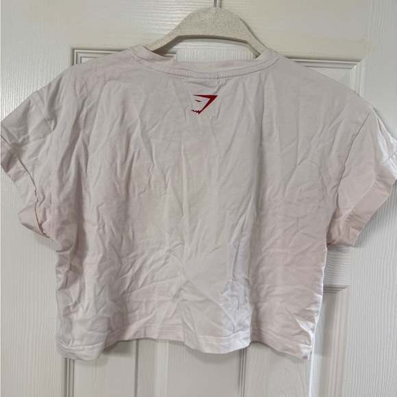 Gymshark Light Pink Logo Crop Top - Picture 3 of 4